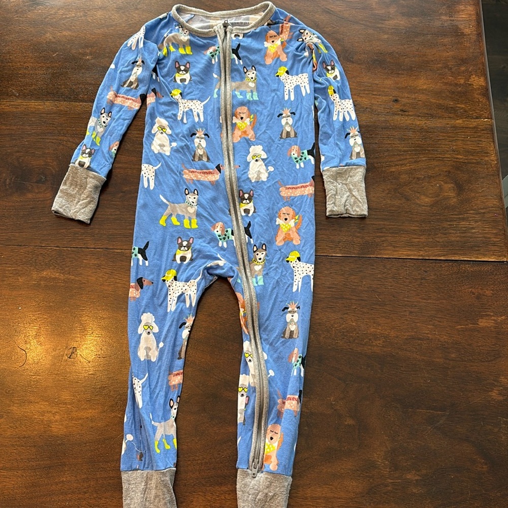 Little Sleepies dog print Zippy size 2T